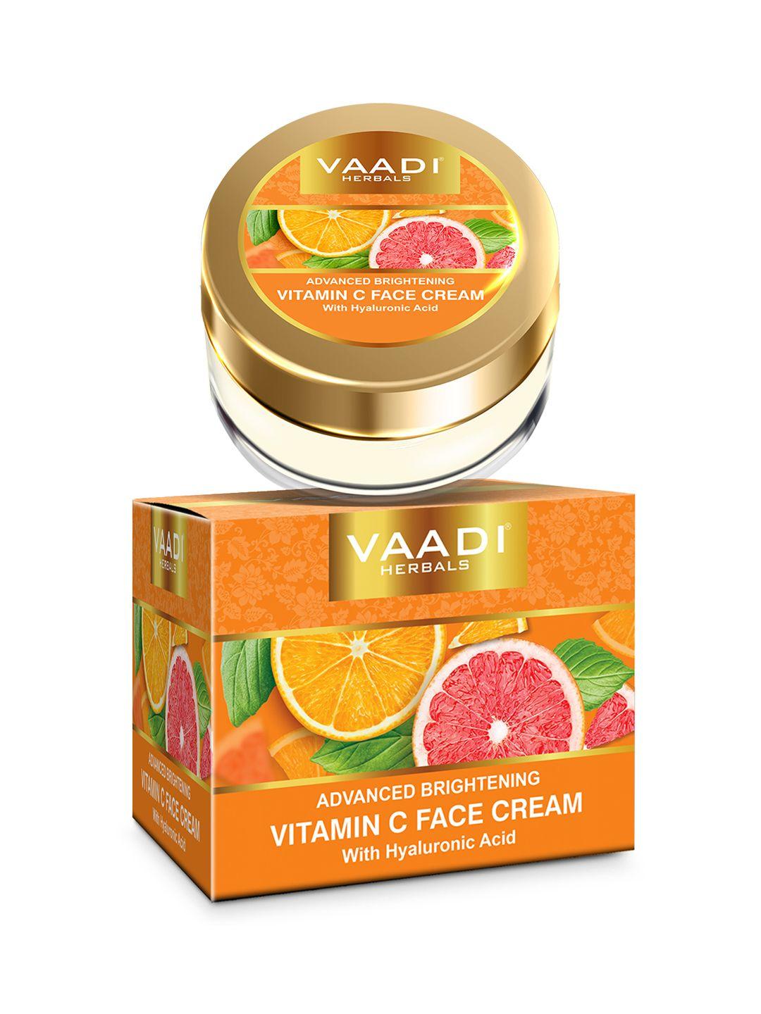 vaadi herbals advanced brightening vitamin c face cream with hyaluronic acid - 30 g