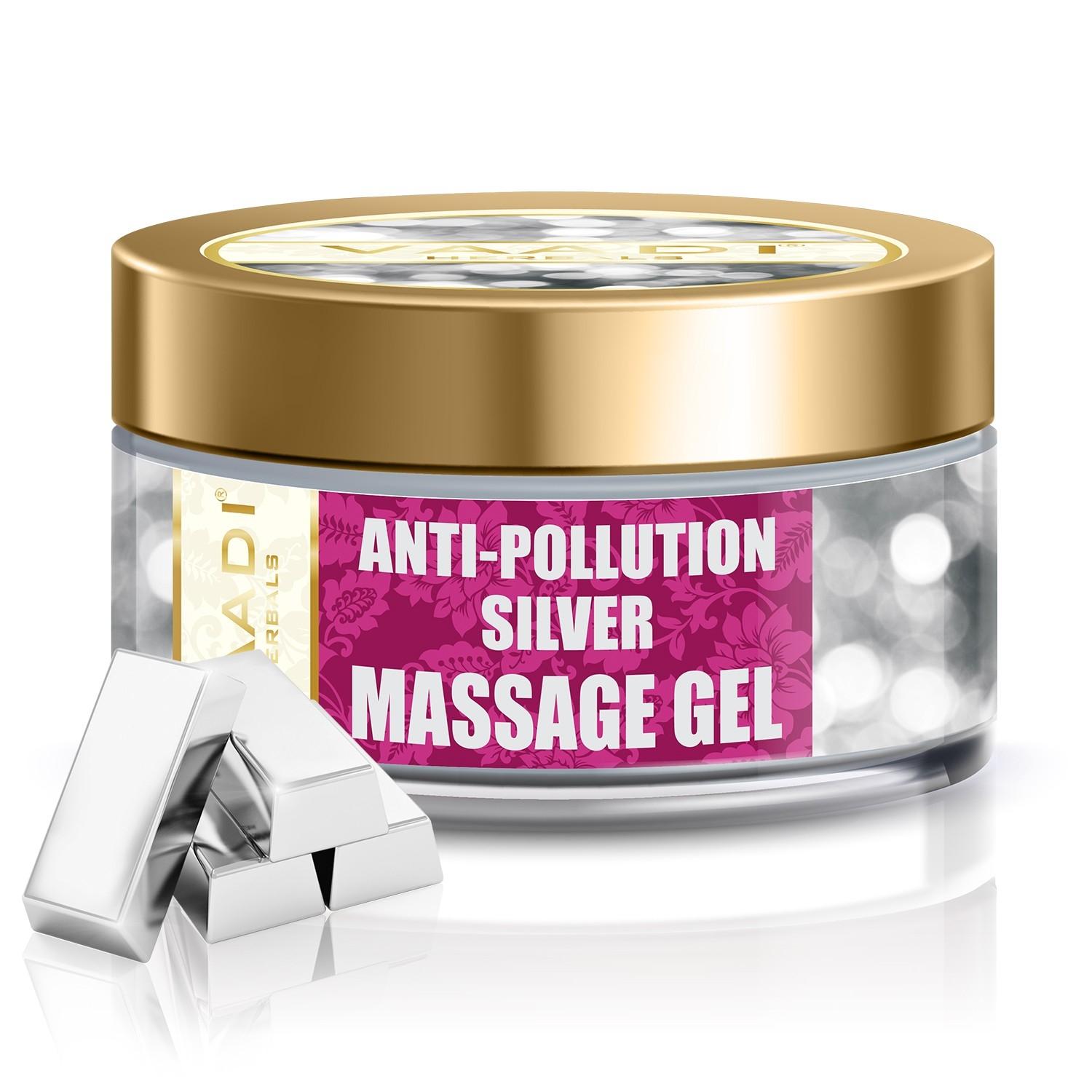 vaadi herbals anti-pollution silver massage gel (50g)