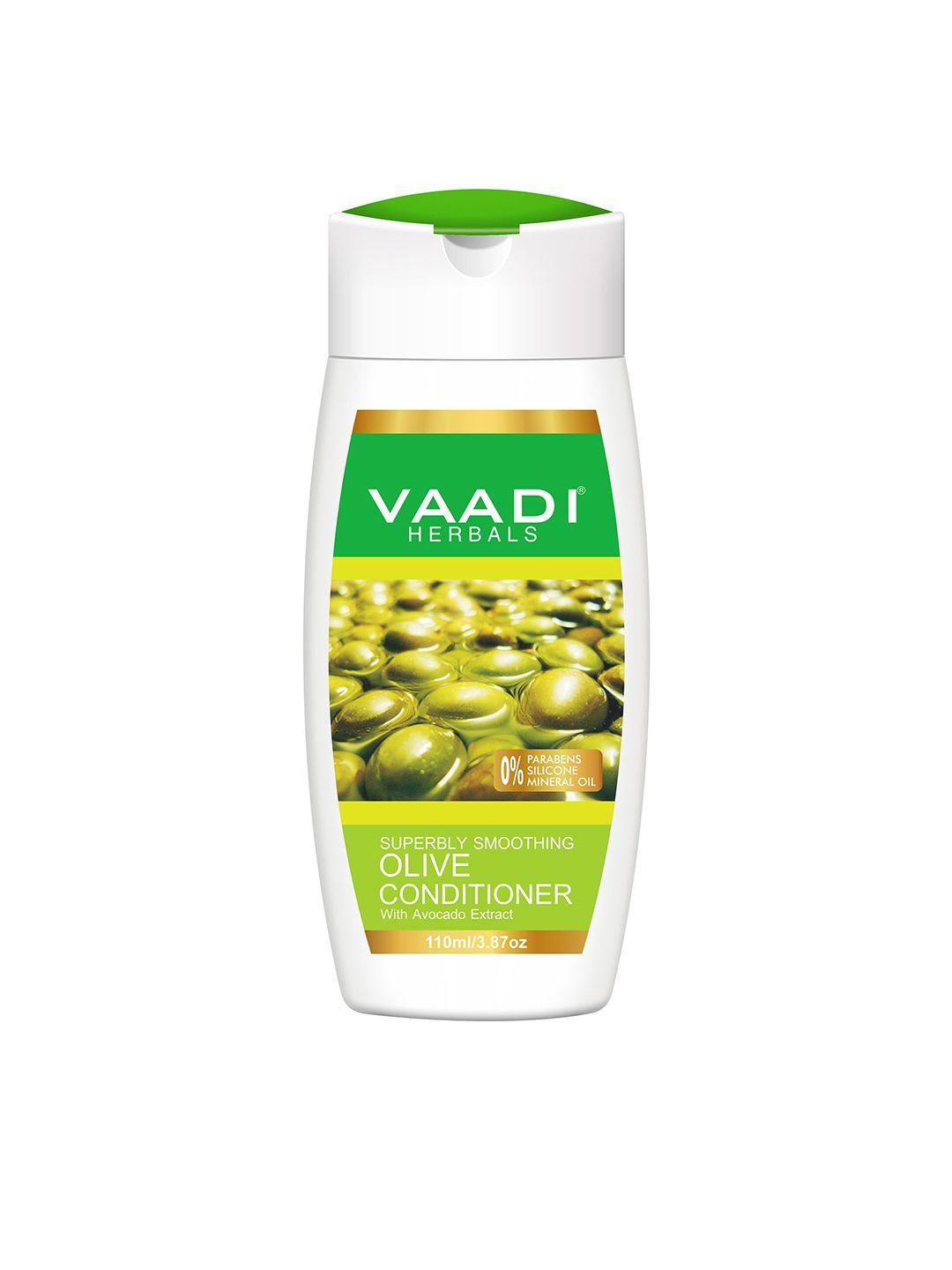 vaadi herbals superbly smoothing olive conditioner with avocado extract - 110ml