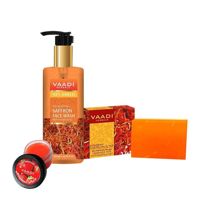 vaadi herbals tan removal & brightening combo face wash balm & soap