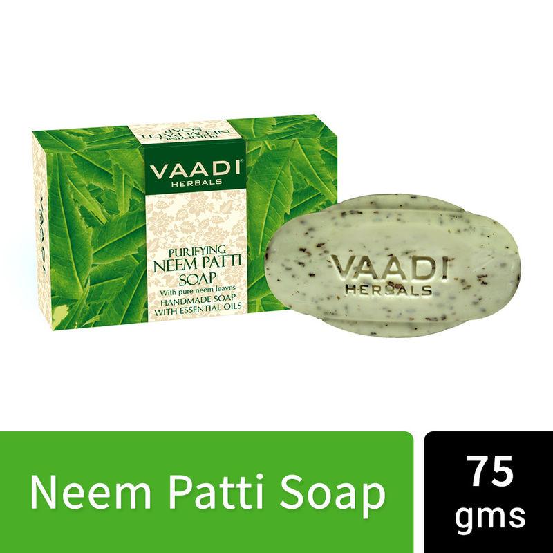 vaadi herbals neem patti soap - contains pure neem leave