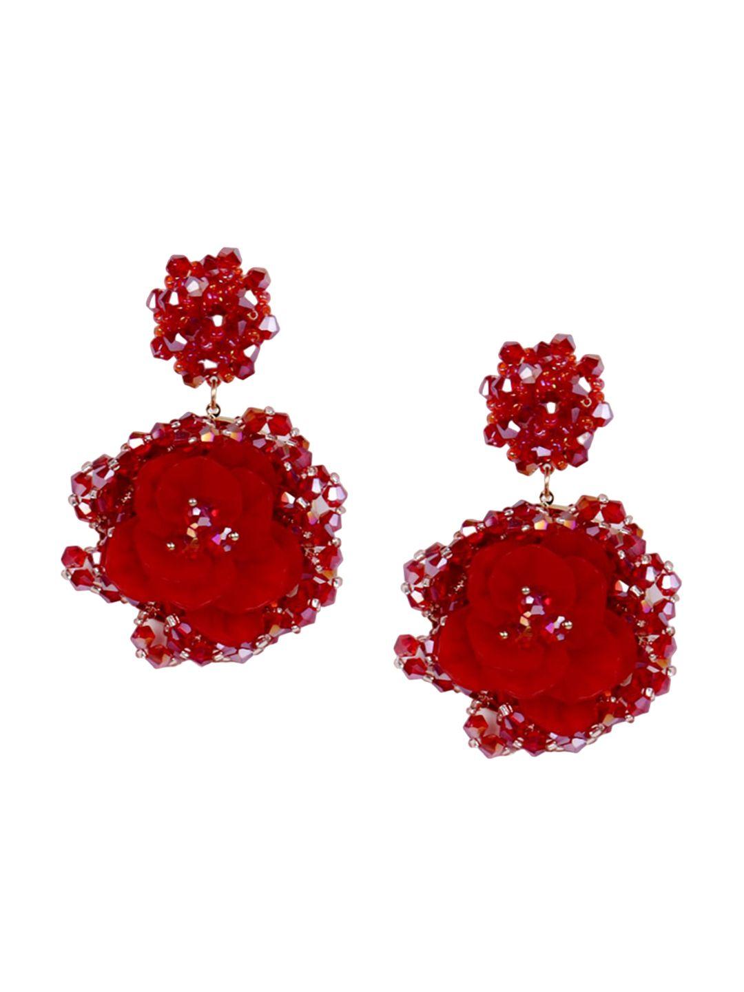 vaghbhatt floral drop earrings