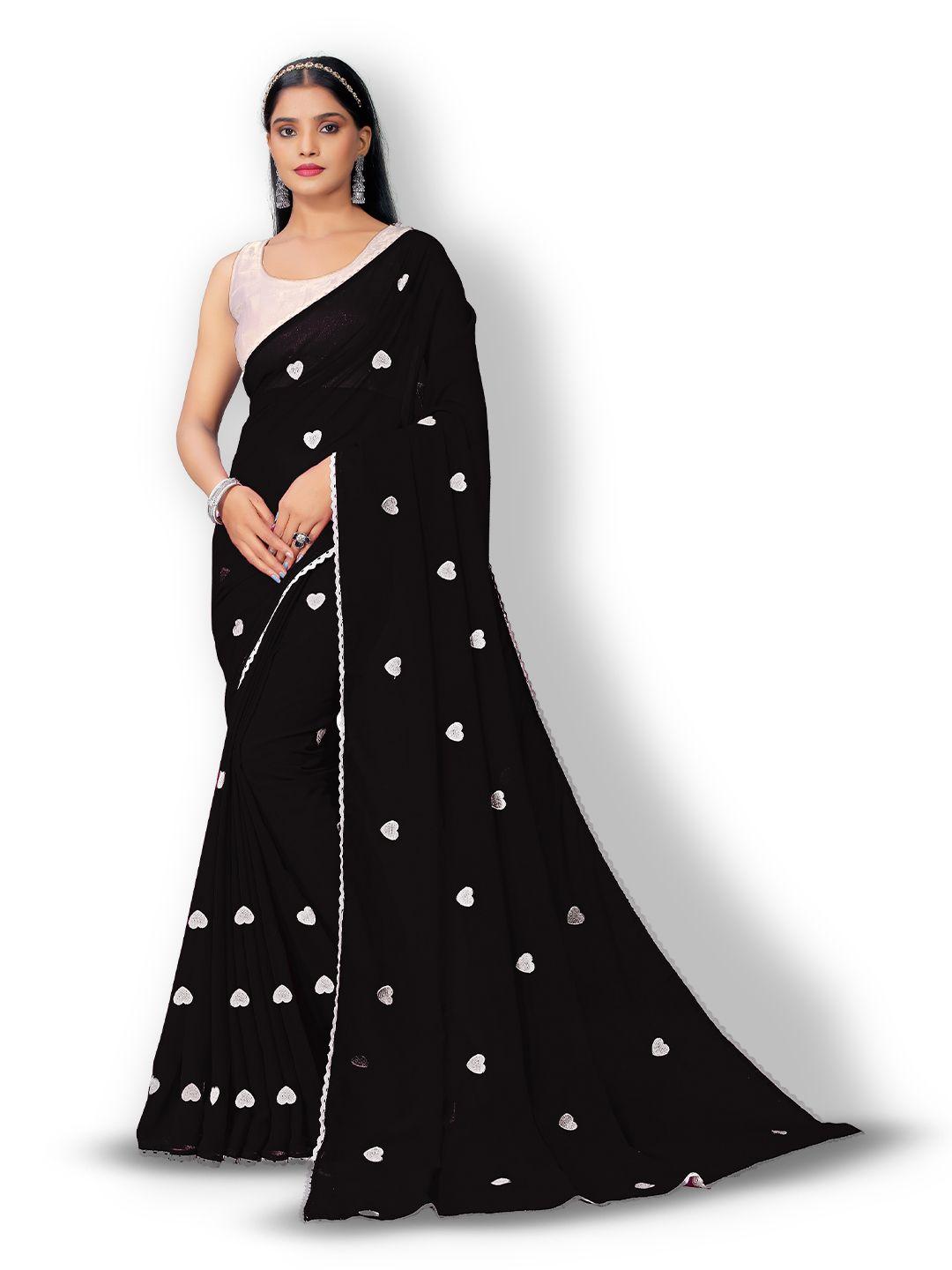 vaidehi fashion conversational embroidered pure georgette saree