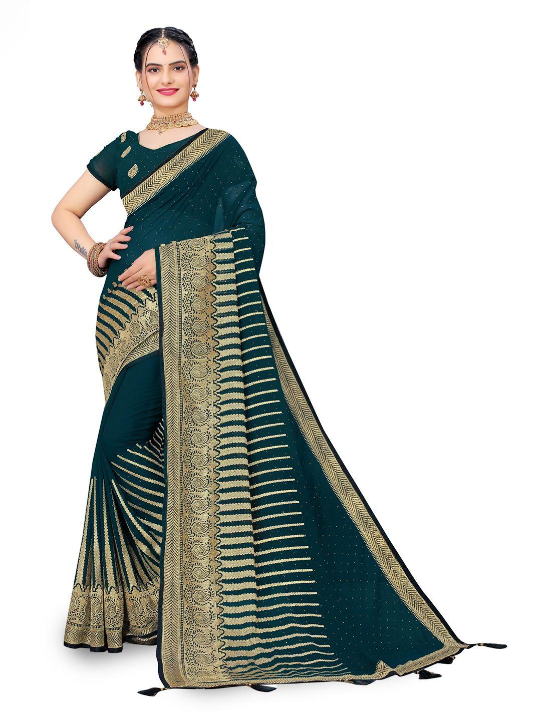 vaidehi fashion woven design pure georgette saree