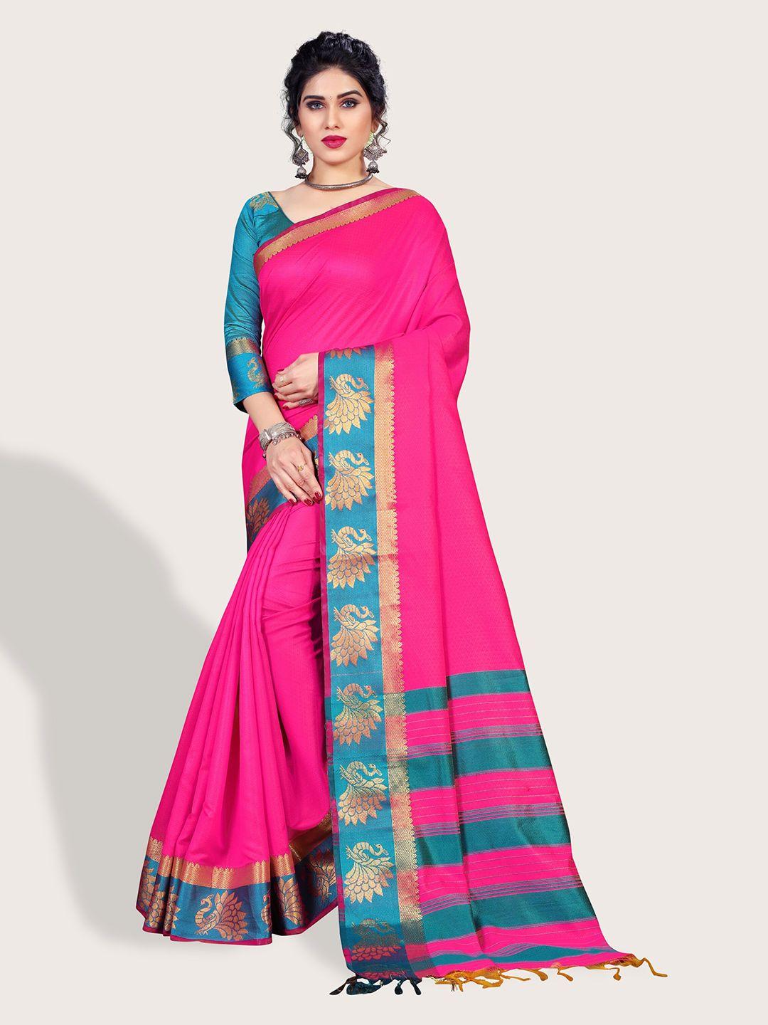 vaidehi fashion woven design zari art silk saree