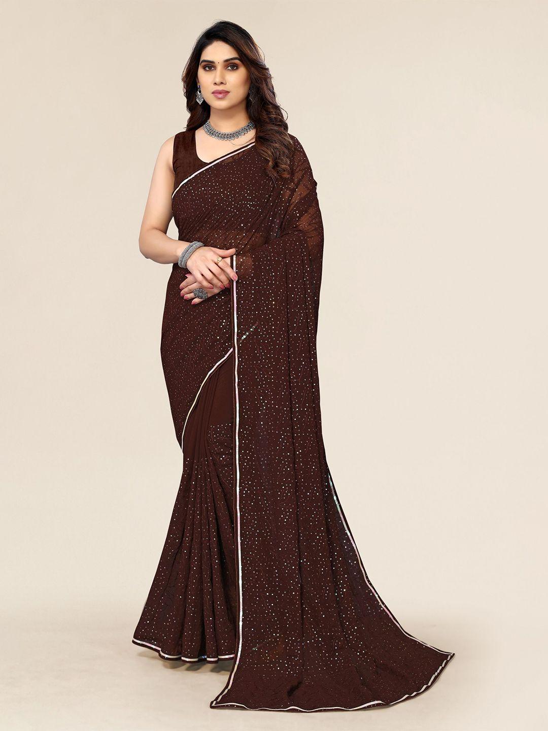 vairagee embellished poly georgette saree