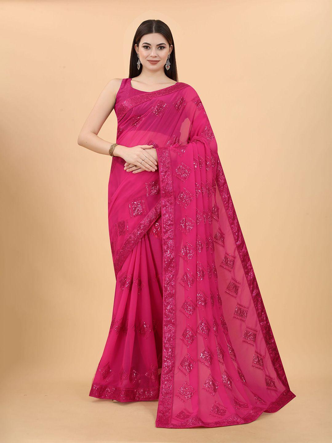 vairagee  embellished sequinned saree