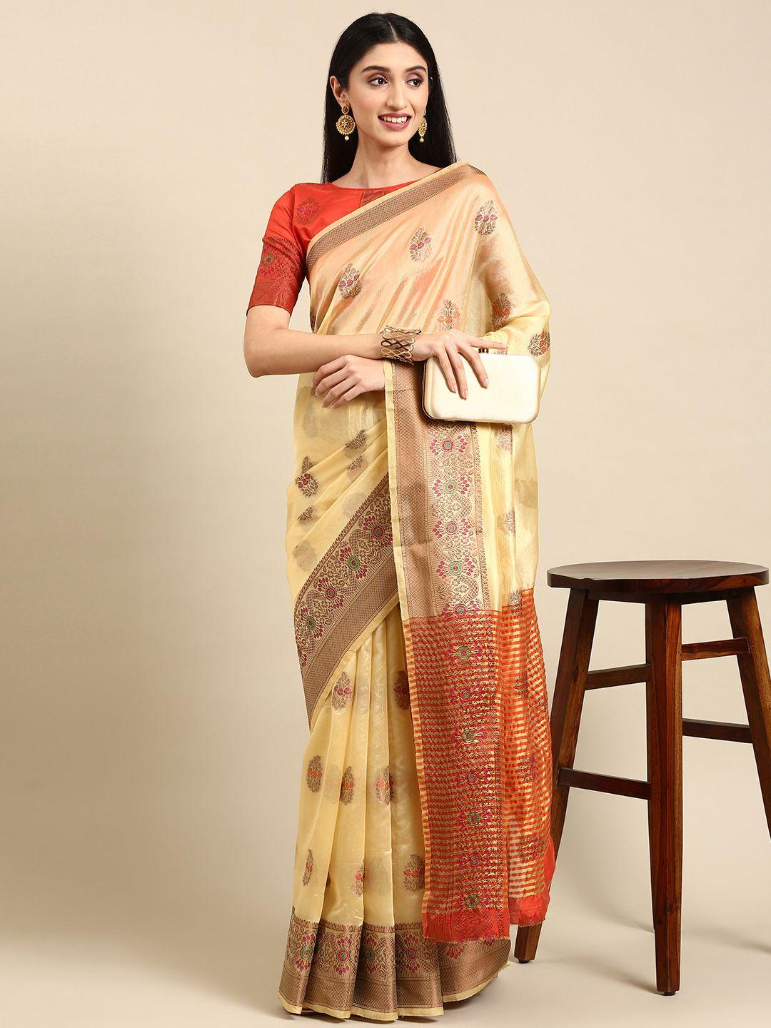 vairagee ethnic motifs woven design saree