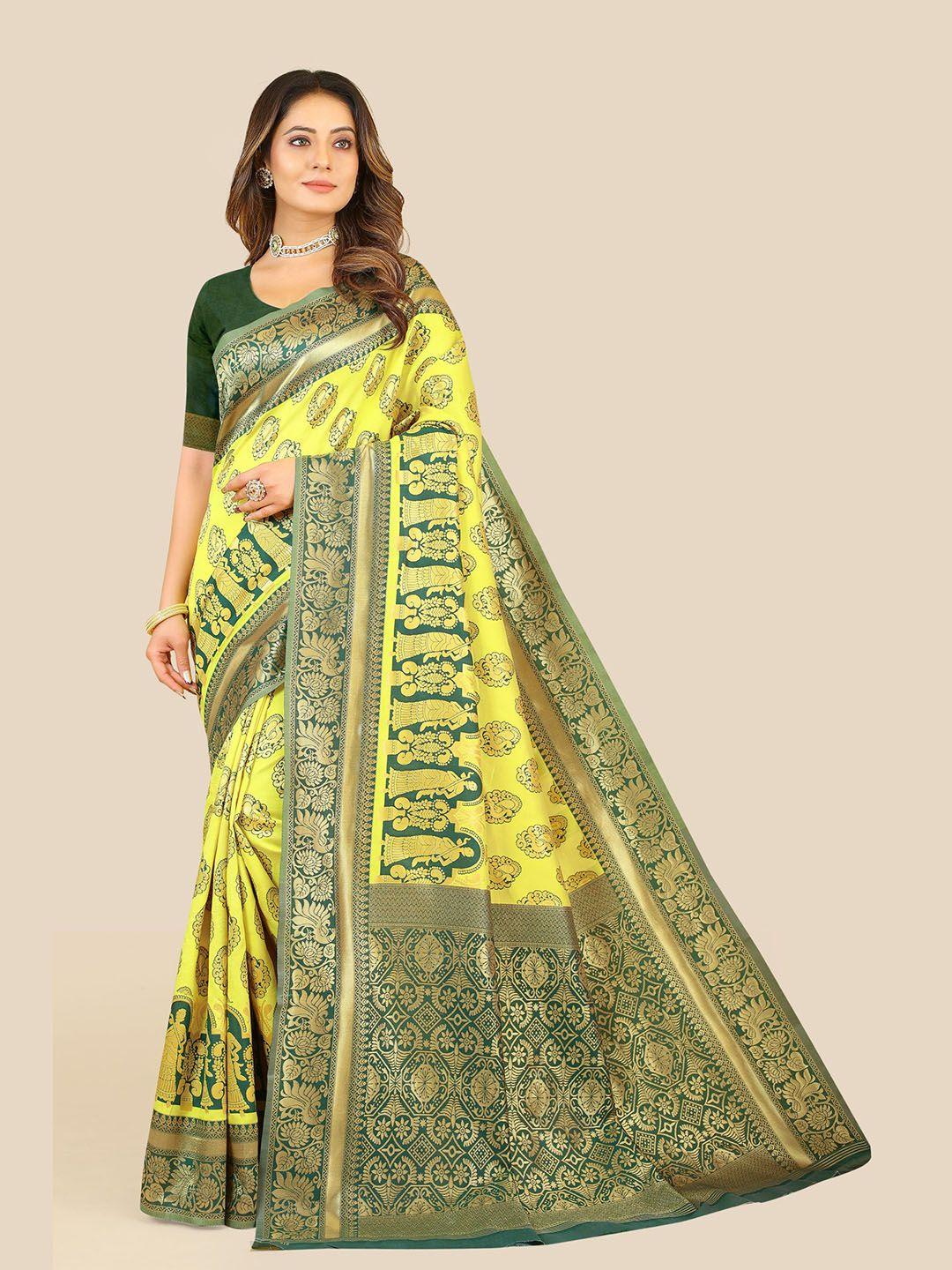 vairagee ethnic woven design zari banarasi saree