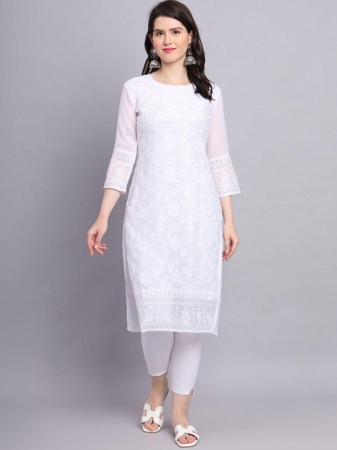 vairagee floral embroidered kurta