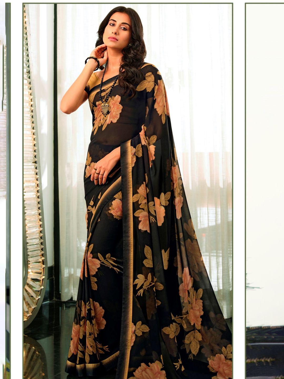 vairagee floral printed saree