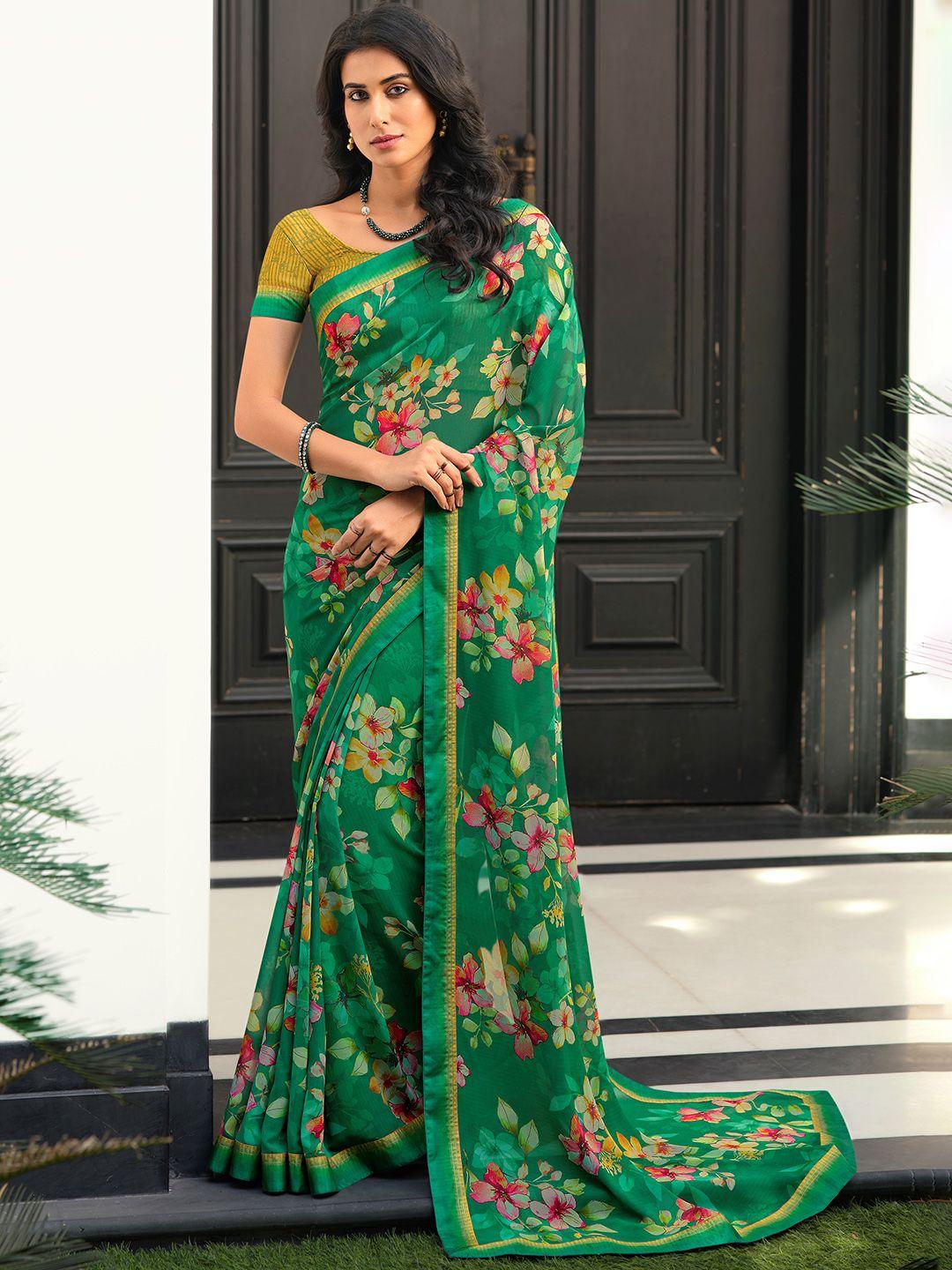 vairagee floral printed saree