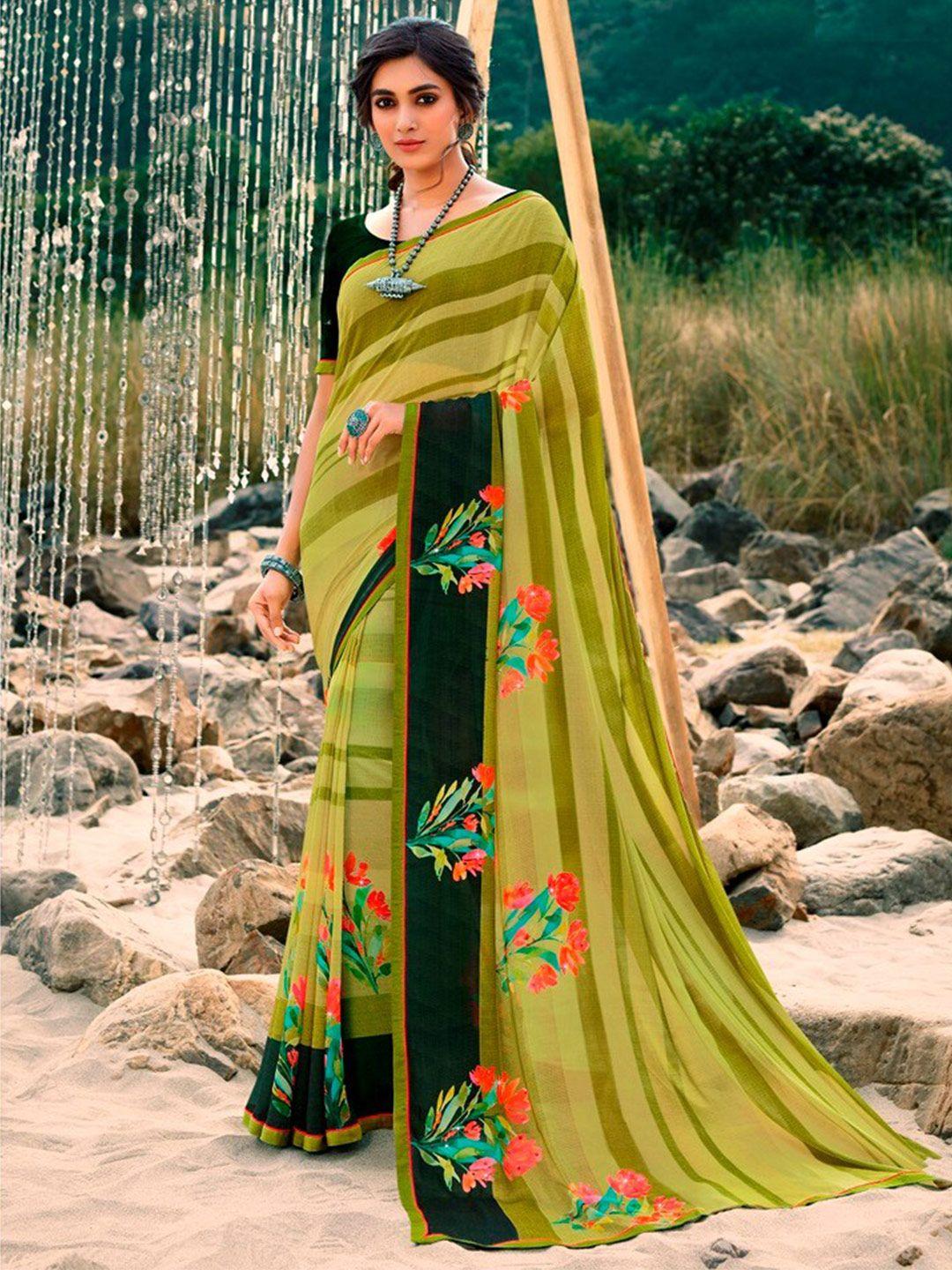 vairagee floral printed saree