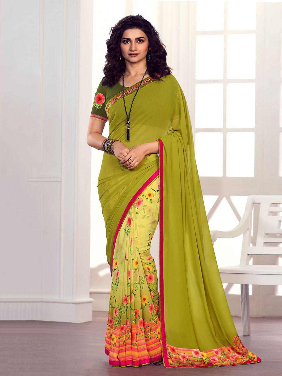 vairagee floral printed saree