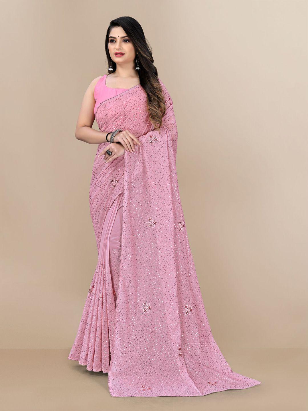 vairagee printed embellished sequinned saree