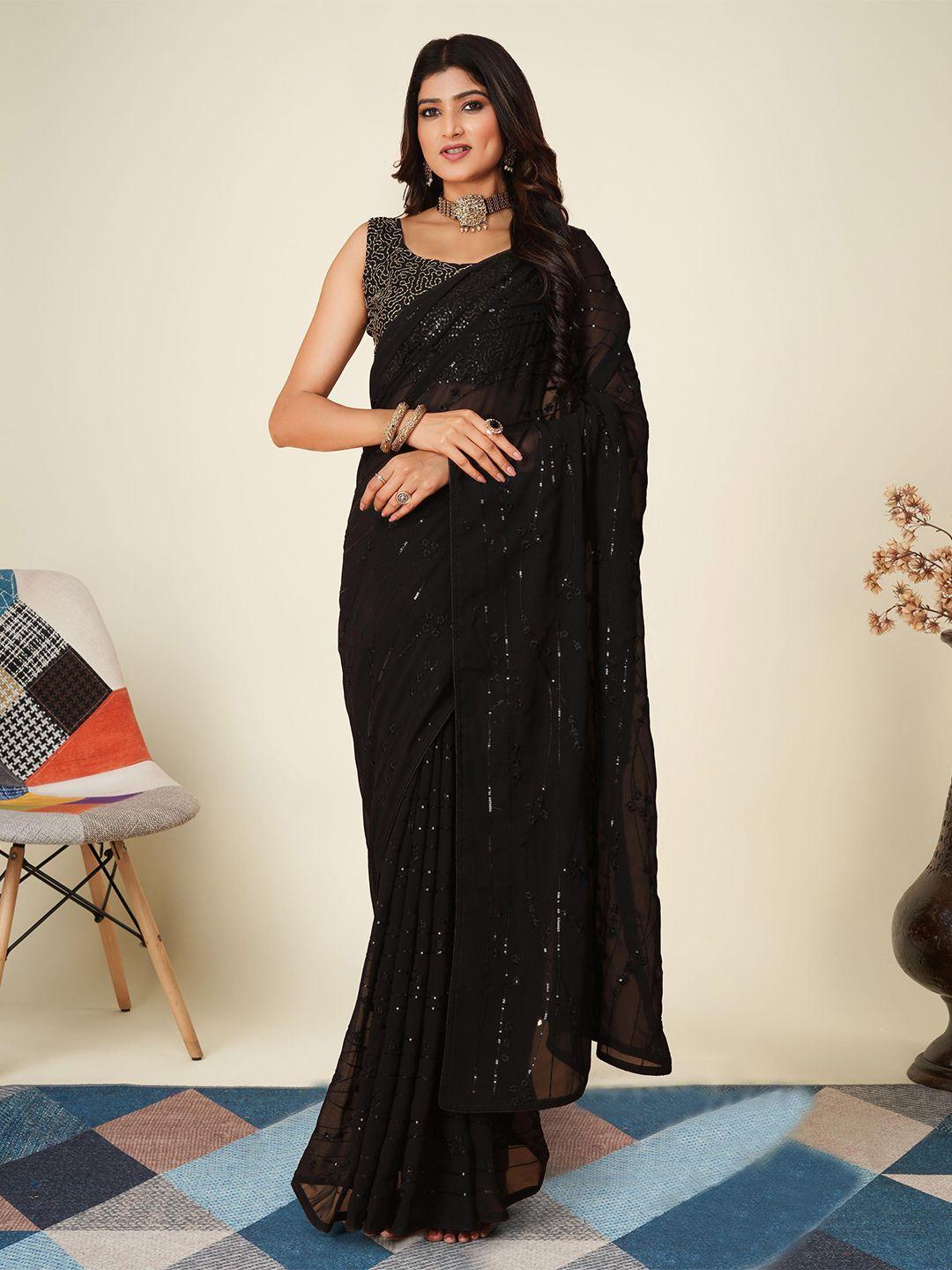 vairagee sequinned embellished saree