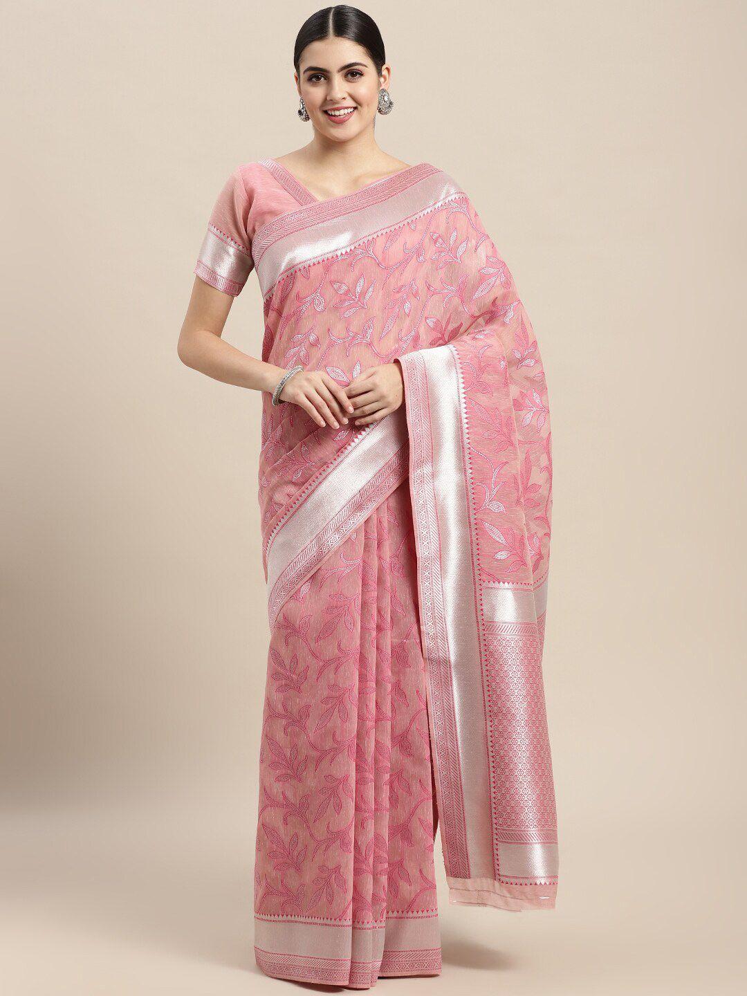 vairagee woven design zari silk cotton saree