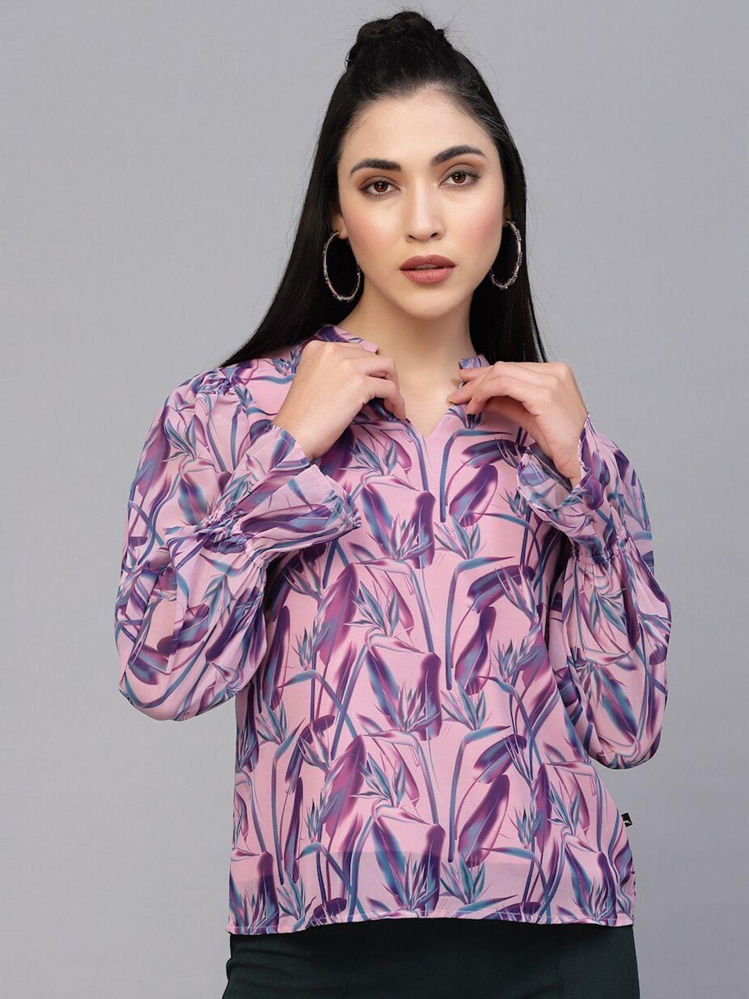 valbone printed shirt style top