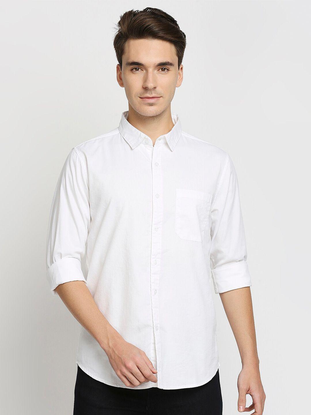 valen club men slim fit casual pure cotton shirt