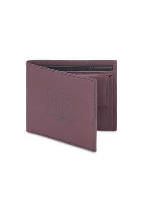 valen leather casual global coin wallet - wine