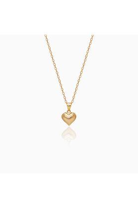 valentines gold women's fish hook clasp pendant