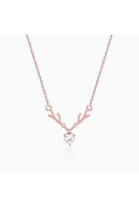 valentines rose gold women's fish hook clasp pendant