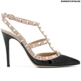 valentino garavani rockstud ankle strap pumps