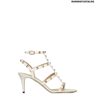 valentino garavani rockstud calfskin ankle sandal