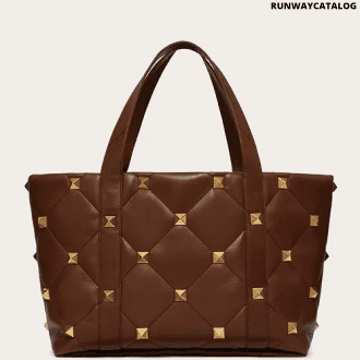 valentino roman stud the tote in nappa