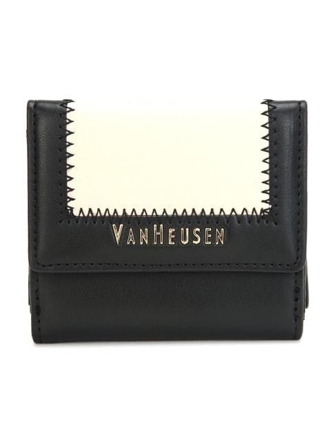 van heusen black wallet for women
