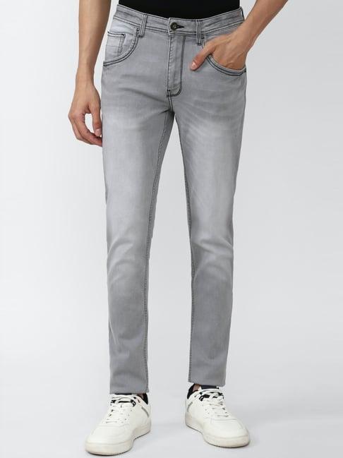 van heusen denim labs grey skinny fit jeans