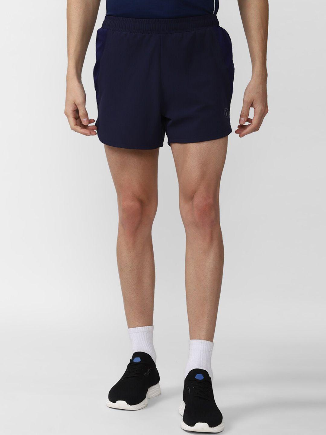 van heusen flex men navy blue sports shorts