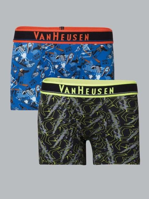 van-heusen-kids-grey-&-blue-cotton-printed-trunks-(pack-of-2)