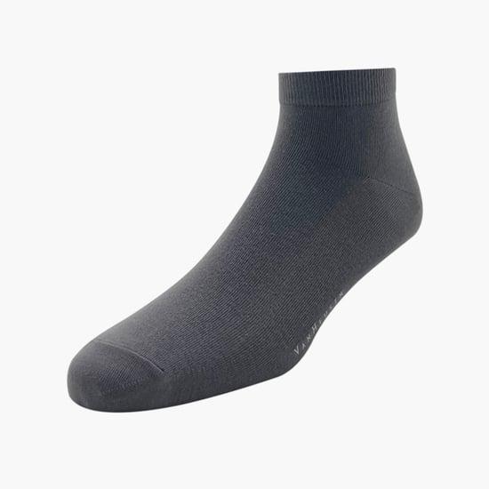 van heusen men solid ankle-length formal socks