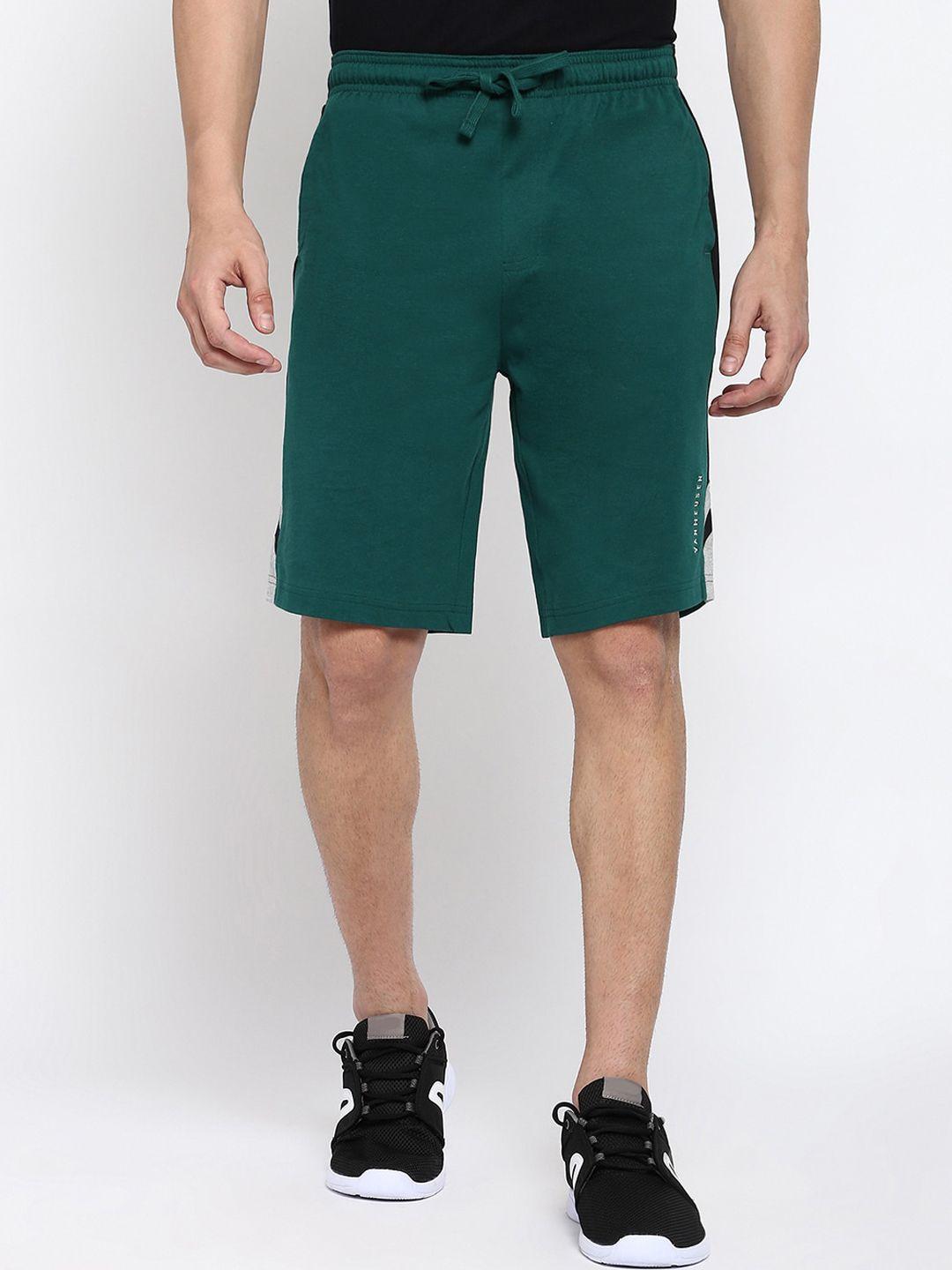 van heusen mid rise cotton regular shorts