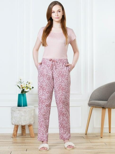 van heusen pink printed pyjamas