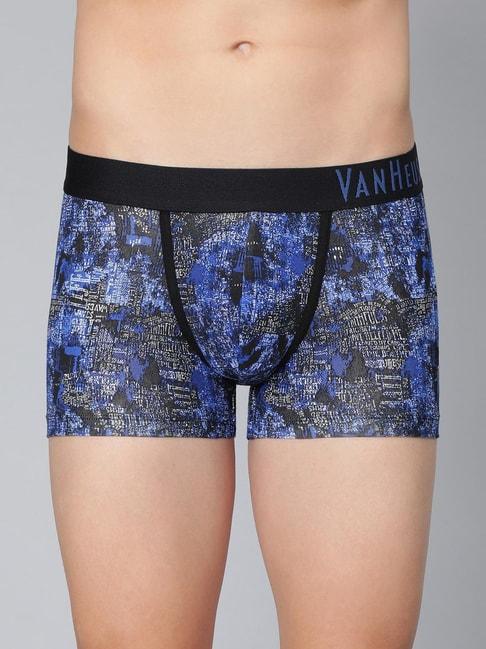van heusen regular fit colour fresh no ride up all-over print trunks - cpw10