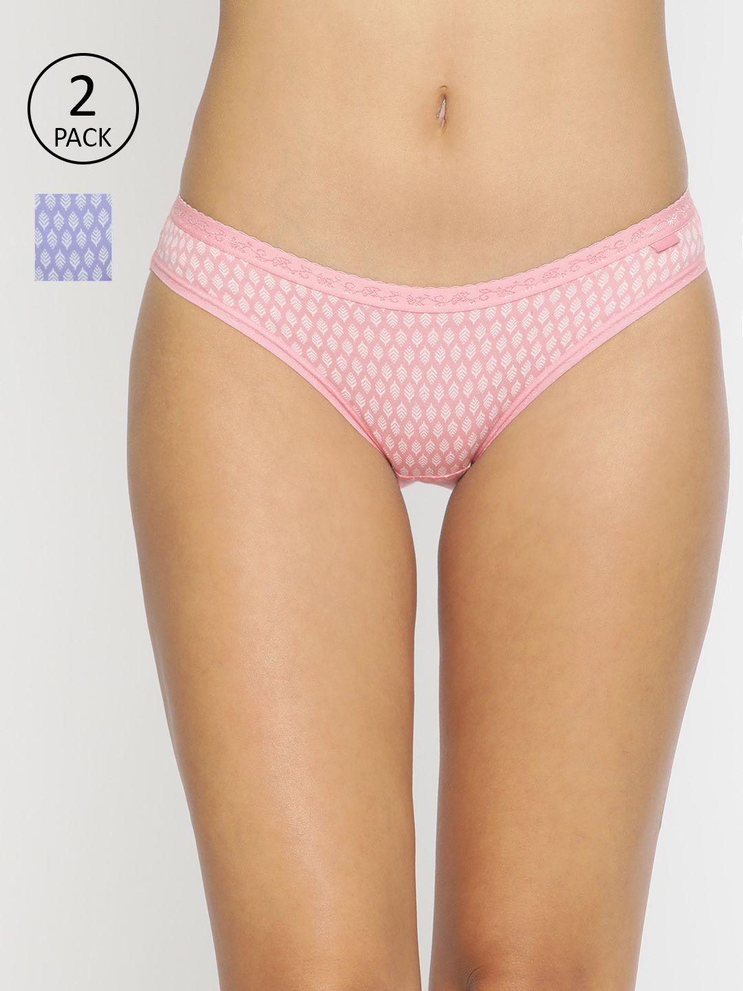 van heusen women assorted pack of 2 printed antibacterial flexi stretch bikini panty