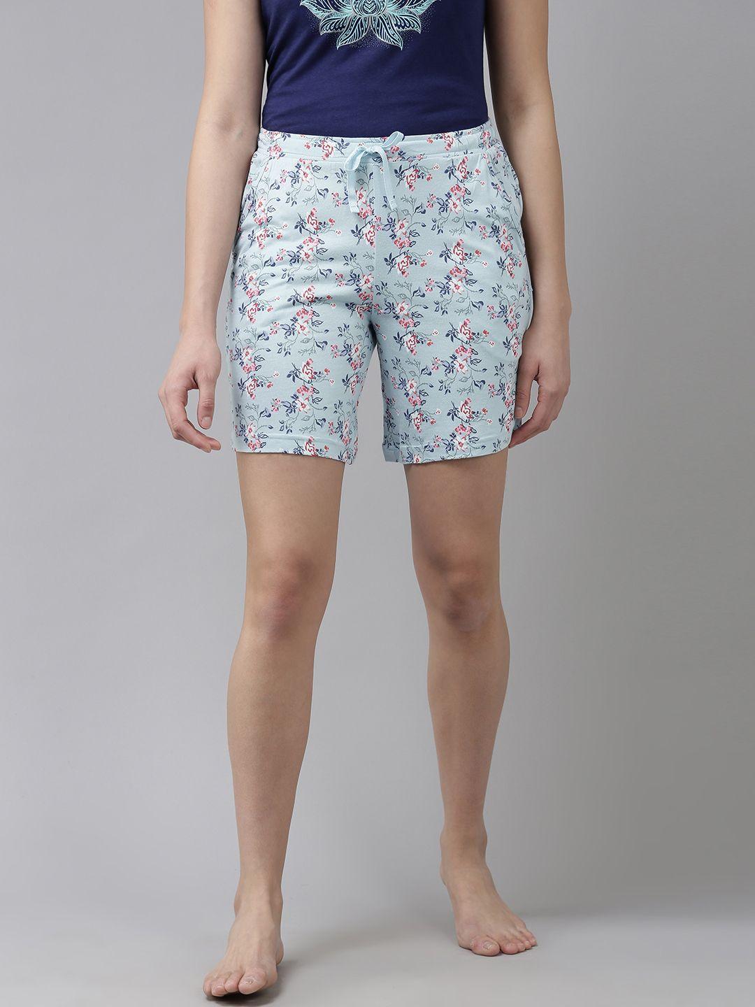 van heusen women floral printed lounge shorts