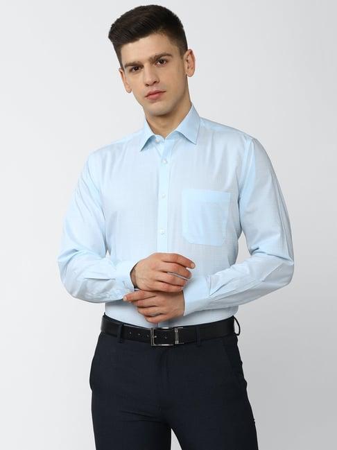 van heusen aqua regular fit cotton shirt