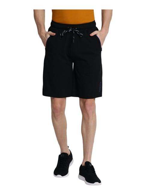 van heusen black  regular fit shorts