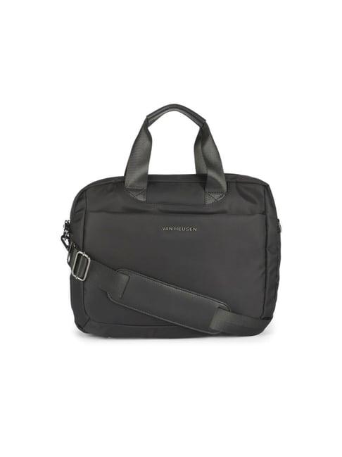 van heusen black laptop bag