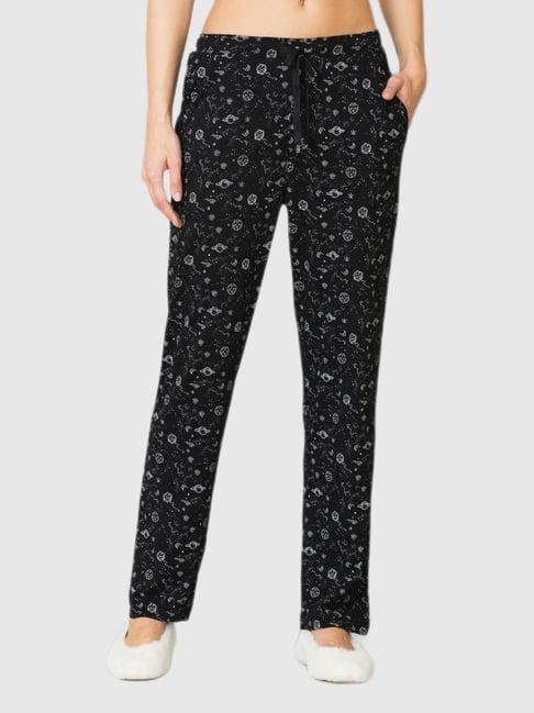 van heusen black printed pajamas