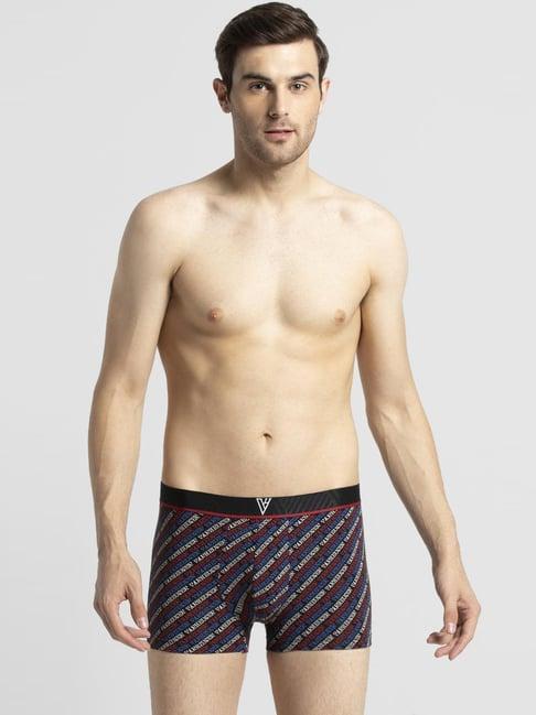 van heusen black printed trunk