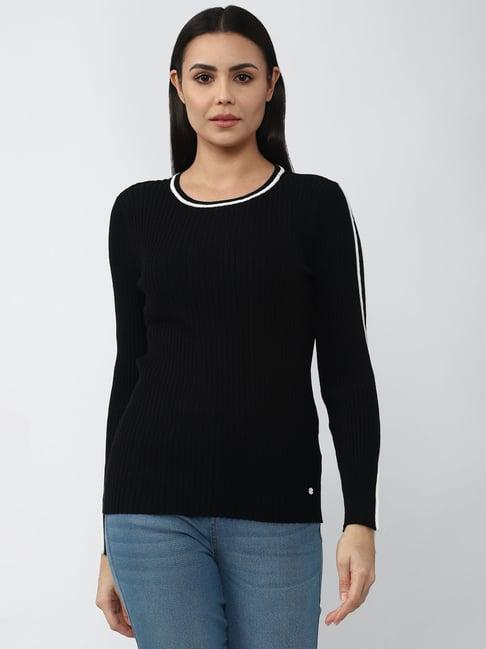 van heusen black regular fit top