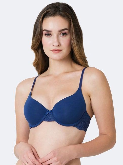 van heusen blue cotton t-shirt bra