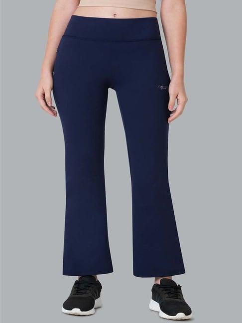 van heusen blue mid rise trousers