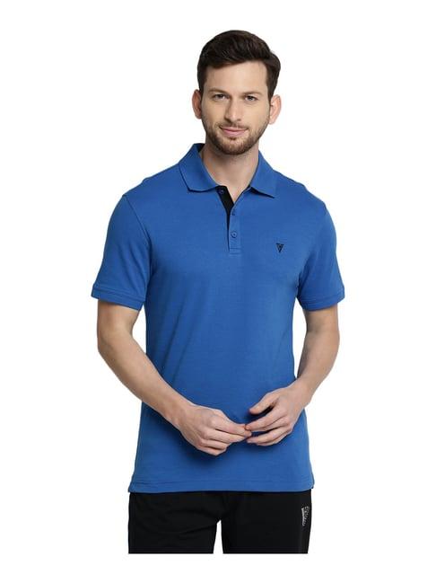 van heusen blue polo t-shirt