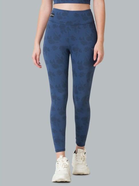van heusen blue printed leggings