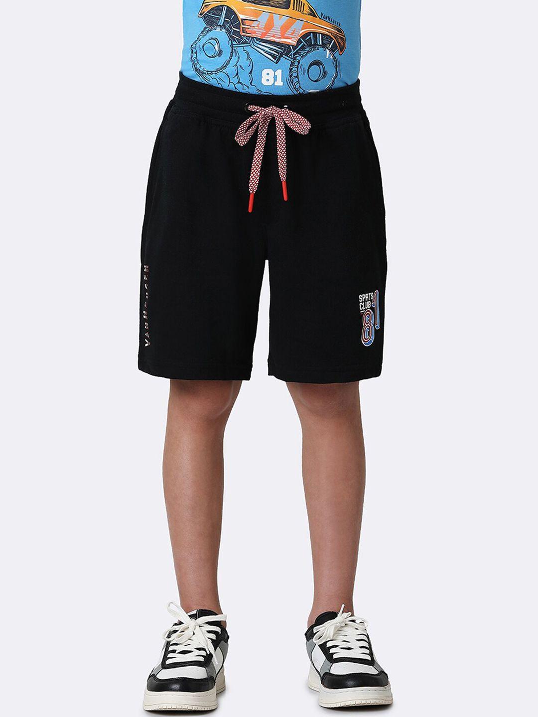van heusen boys cotton high-rise sports shorts